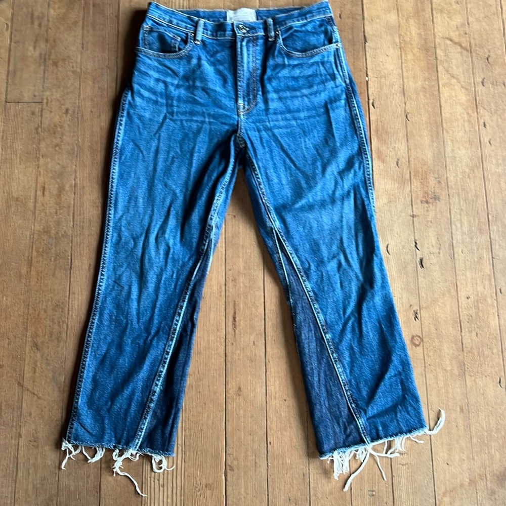 Everlane Blue Cropped Ankle Jeans
